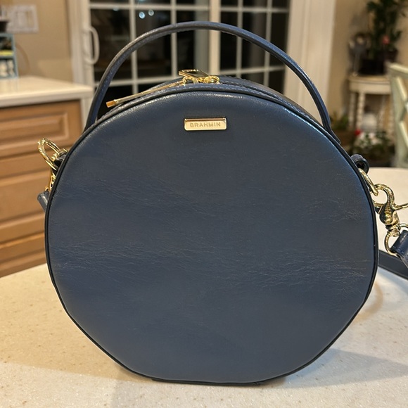 Brahmin Bags Brahmin Round Leather Bag Poshmark
